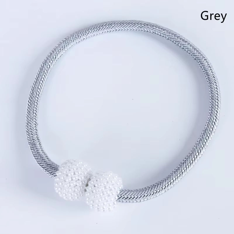 Elevate Your Home Decor with Elegant Pearl Magnetic Curtain Clips - 1 or 2 Pack Options Available
