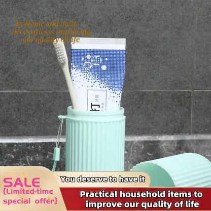 Travel Dental Storage Organizer - Eco-Friendly Toothbrush Holder for Camping and Travel - 1/4 Pcs Set