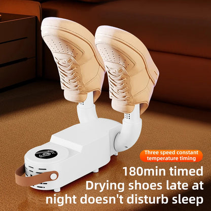 Revolutionary Intelligent Shoe Dryer: Quick-Drying, Deodorizing, and Sterilizing with Adjustable Timer for Ultimate Comfort
