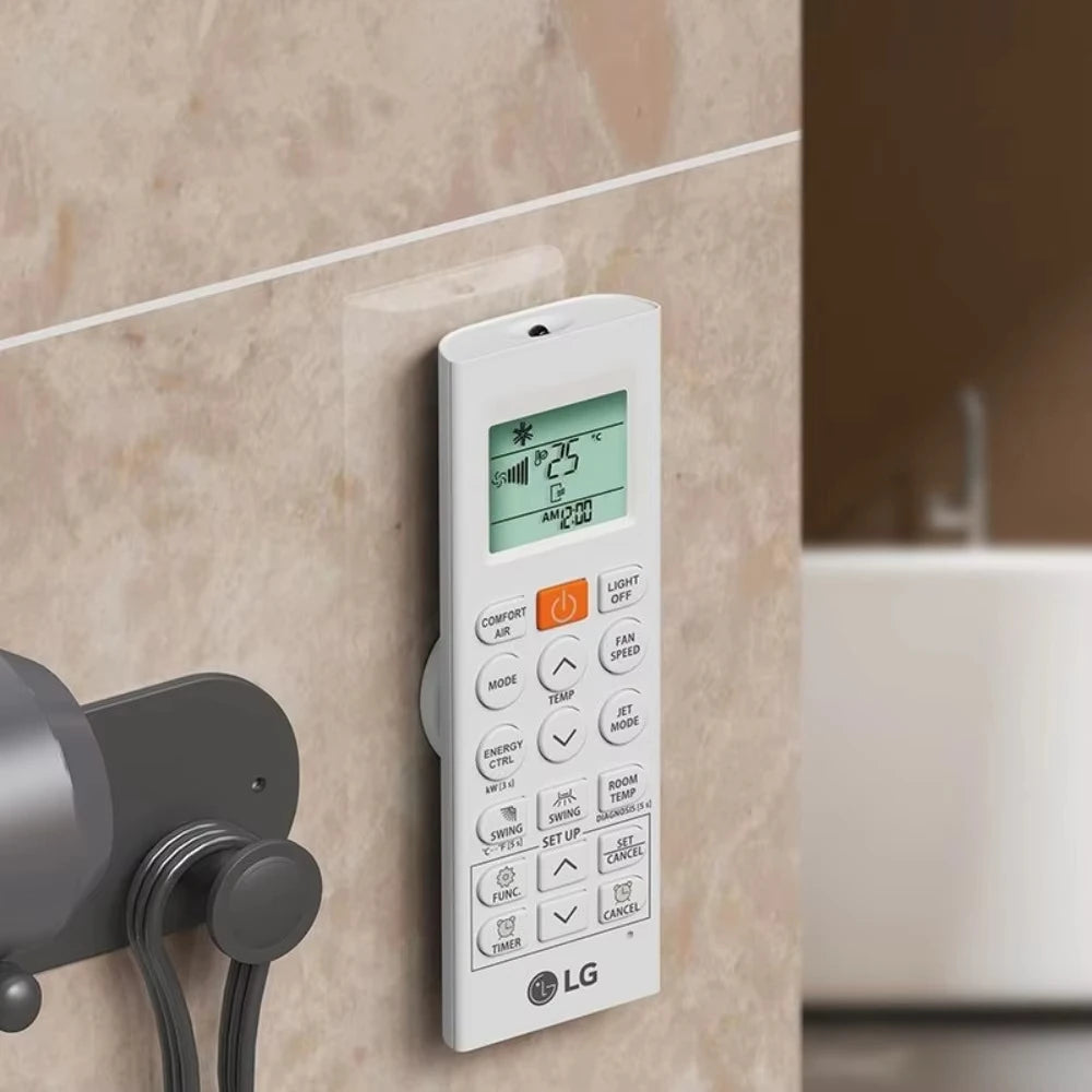Keep Your Remotes Organized with the 3-24Pcs Magnetic Remote Control Holder - Perfect for Air Conditioners and More!