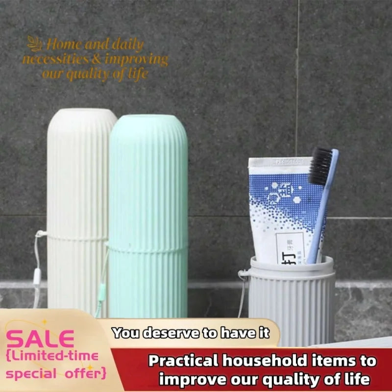 Travel Dental Storage Organizer - Eco-Friendly Toothbrush Holder for Camping and Travel - 1/4 Pcs Set