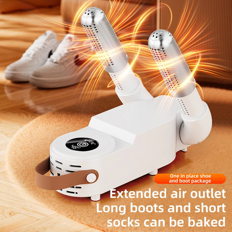 Revolutionary Intelligent Shoe Dryer: Quick-Drying, Deodorizing, and Sterilizing with Adjustable Timer for Ultimate Comfort
