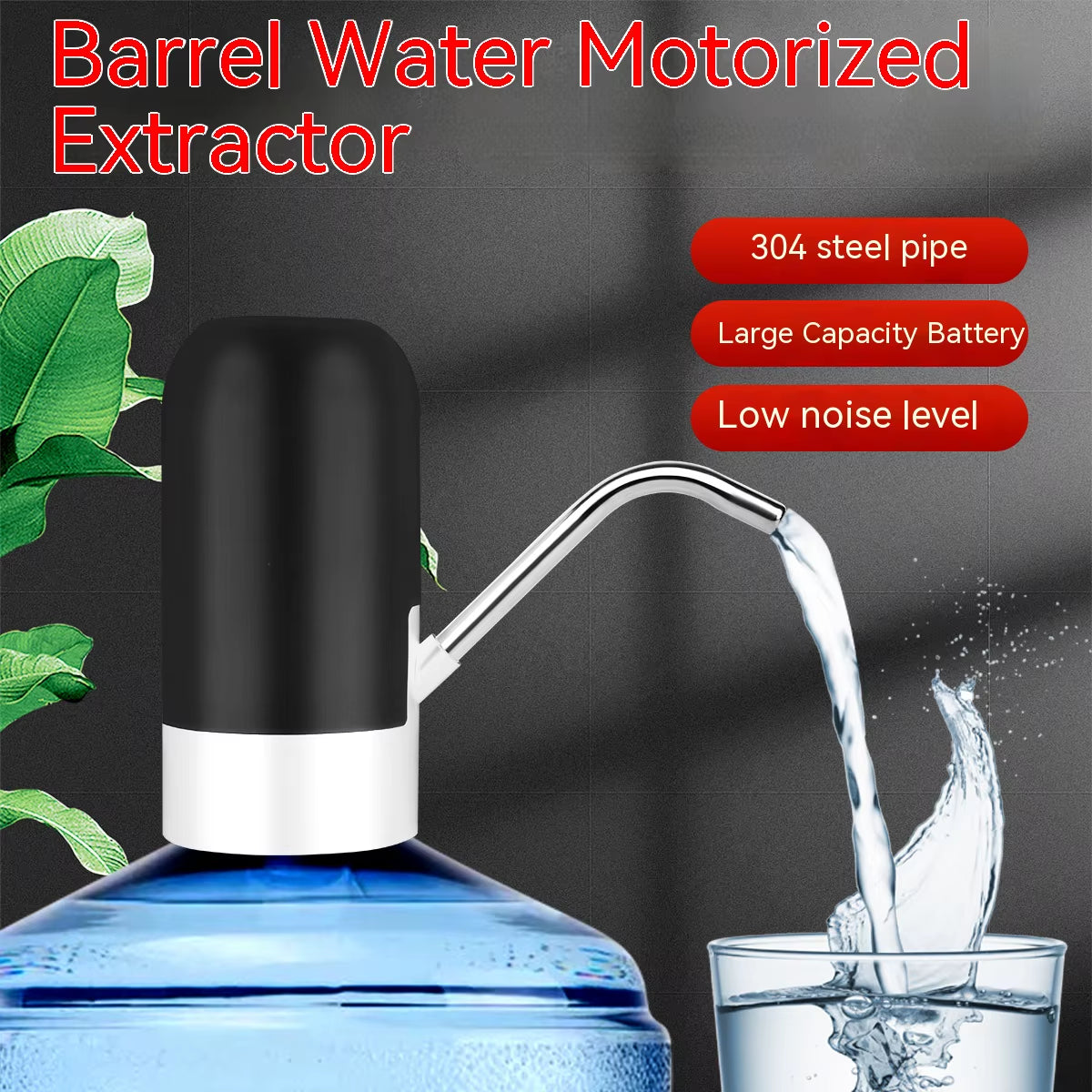 Revolutionary 5 Gallon USB Charging Water Bottle Dispenser - Automatic Electric Pump for Effortless Hydration Anywhere!