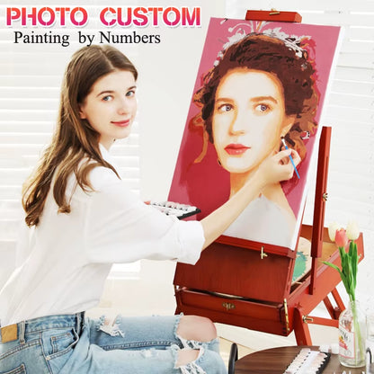 Create Your Own Masterpiece: Customized DIY Cat Painting by Numbers for Adults - No Frame Needed!