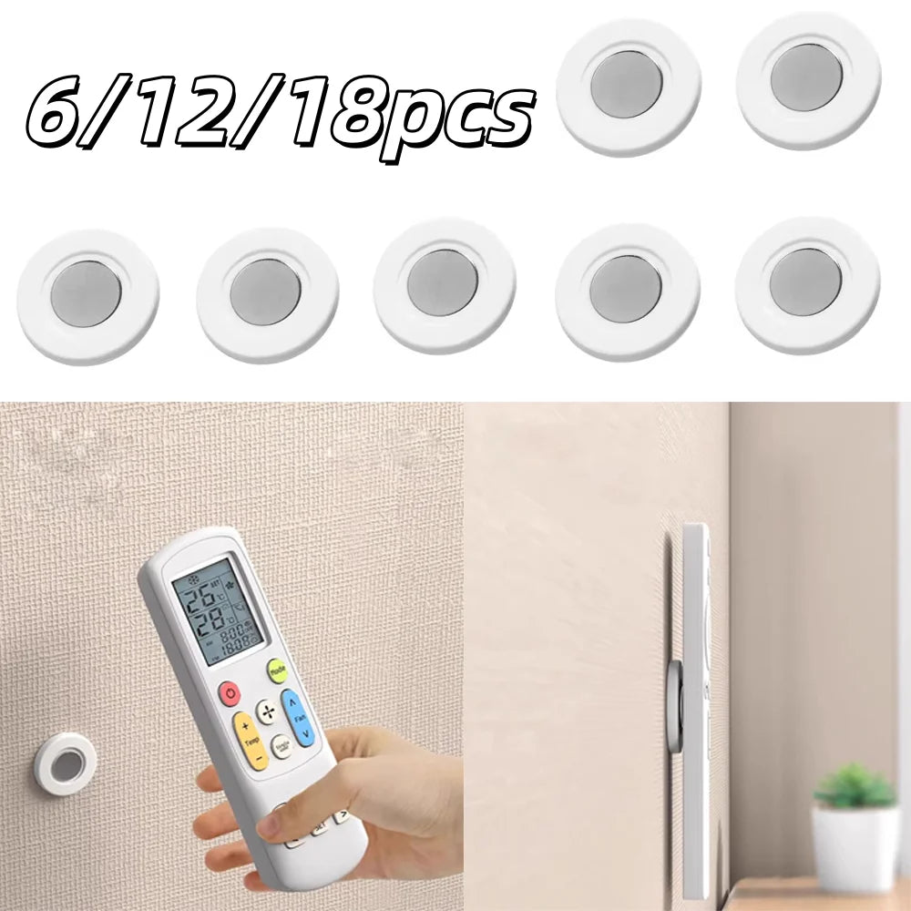 Keep Your Remotes Organized with the 3-24Pcs Magnetic Remote Control Holder - Perfect for Air Conditioners and More!