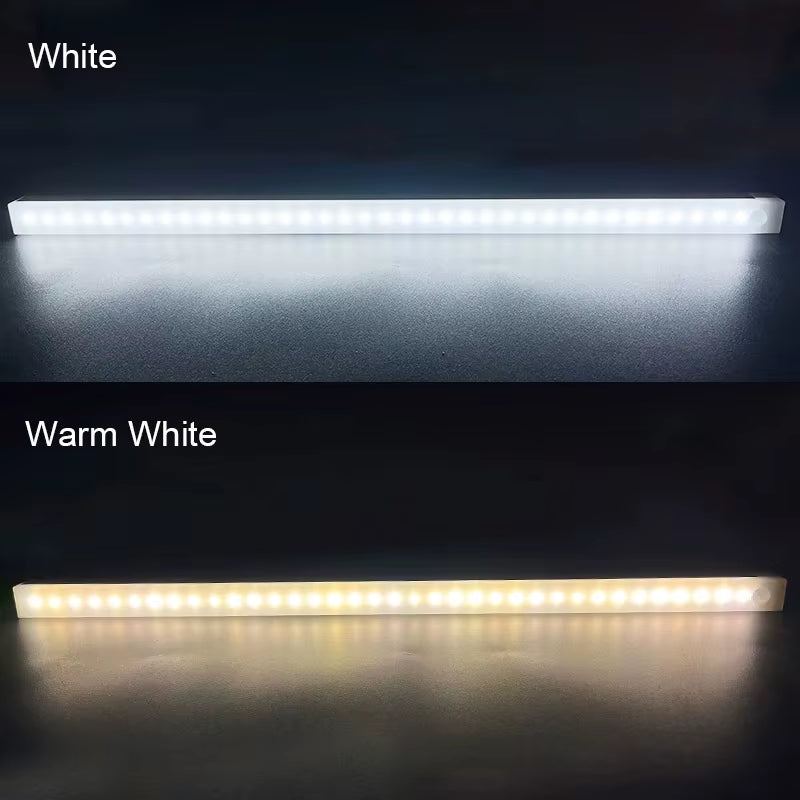 Illuminate Your Space with the Wireless Motion Sensor LED Night Light - Perfect for Kitchens, Bedrooms, Wardrobes & Staircases!