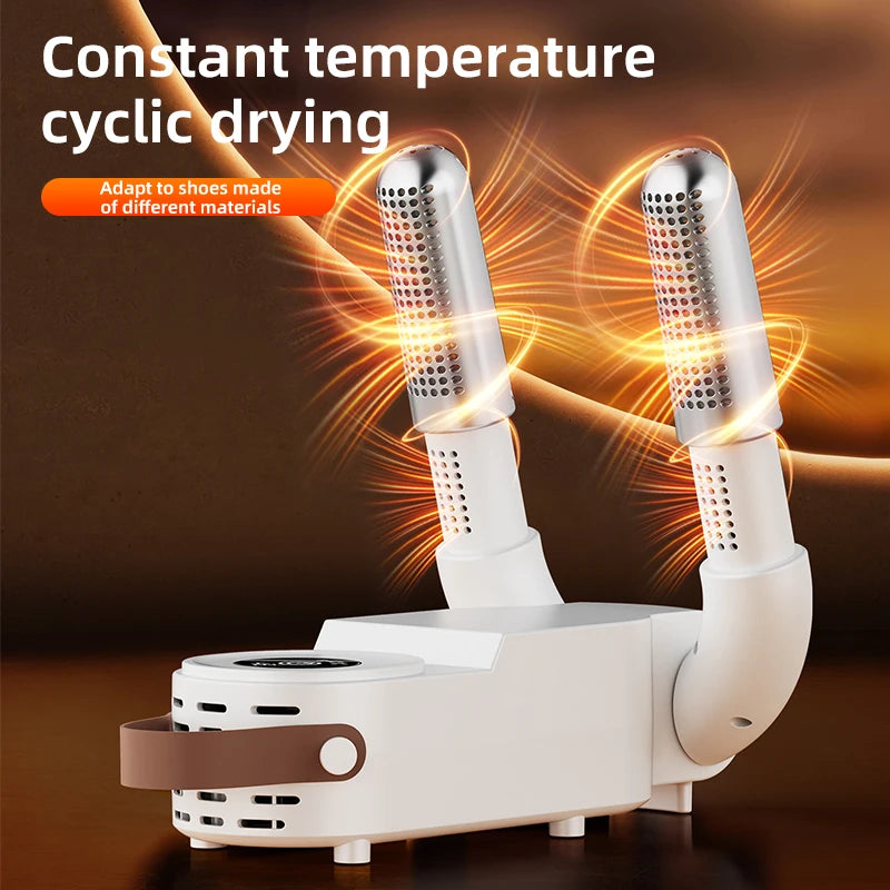 Revolutionary Intelligent Shoe Dryer: Quick-Drying, Deodorizing, and Sterilizing with Adjustable Timer for Ultimate Comfort