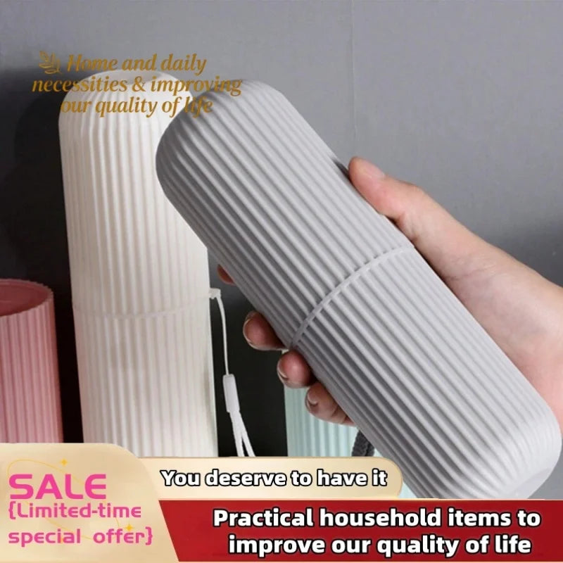 Travel Dental Storage Organizer - Eco-Friendly Toothbrush Holder for Camping and Travel - 1/4 Pcs Set