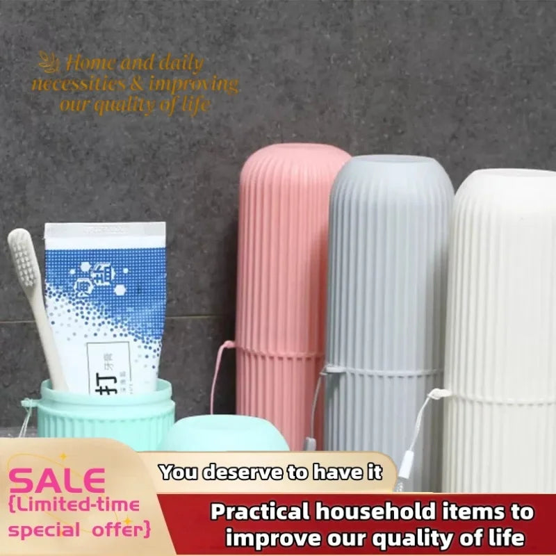 Travel Dental Storage Organizer - Eco-Friendly Toothbrush Holder for Camping and Travel - 1/4 Pcs Set