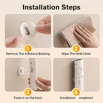 Keep Your Remotes Organized with the 3-24Pcs Magnetic Remote Control Holder - Perfect for Air Conditioners and More!