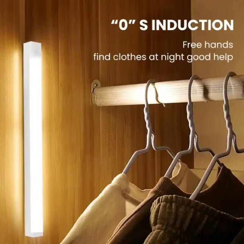 Illuminate Your Space with the Wireless Motion Sensor LED Night Light - Perfect for Kitchens, Bedrooms, Wardrobes & Staircases!